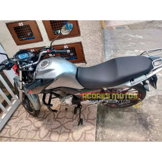 Capa Banco Titan 160 Fan 160 Start 160 Preta Lisa