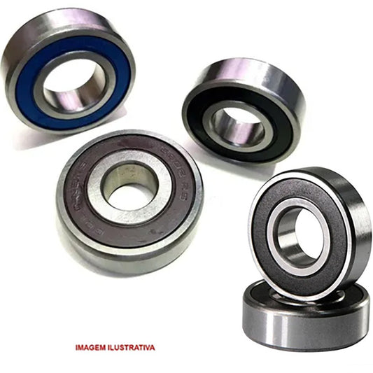 Rolamento Roda Traseira + Dianteira + Bucha Balança Titan 150 Titan 160 Fan 150 Fan 160