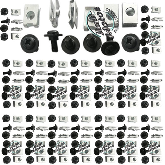 Kit C/ 200 Pçs Presilhas Trava Carenagem Motos Honda