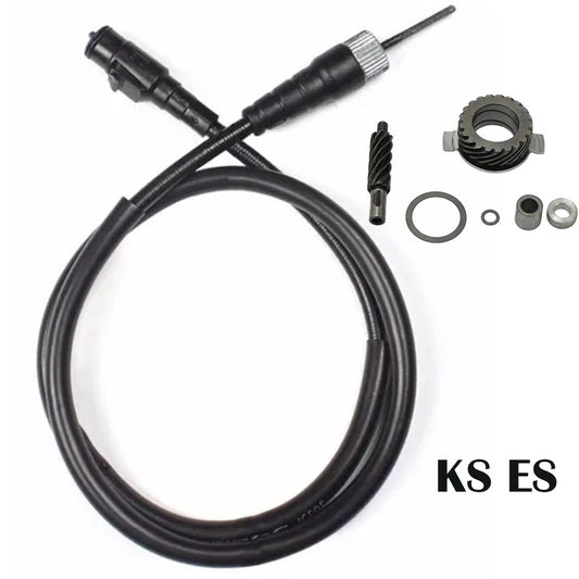 Cabo Velocimetro + Engrenagem Velocimetro Titan 150 Fan 150 2004 Até 2013 KS ES ESD