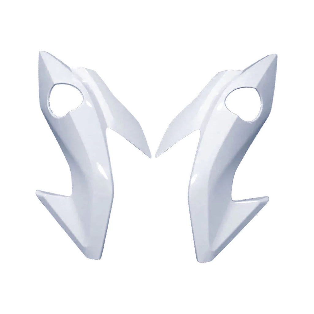 Bananinha Par Carenagem Lateral do Farol Titan 160 2016 - 2021 Branco Ross