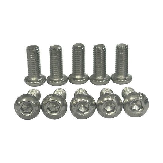 Kit Parafuso Allen 6mm x 16 Inox p/ Moto Honda Yamaha Carenagem Motor Suporte