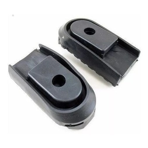 Par Borracha Pedaleira Dianteira Bros 125 Bros 150 Bros 160