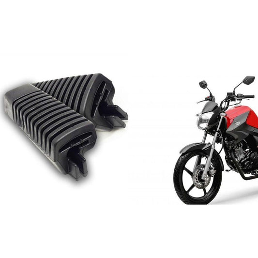 Par Borracha Estribo Yamaha Fazer 150 Factor 150 2014 Ate 2022
