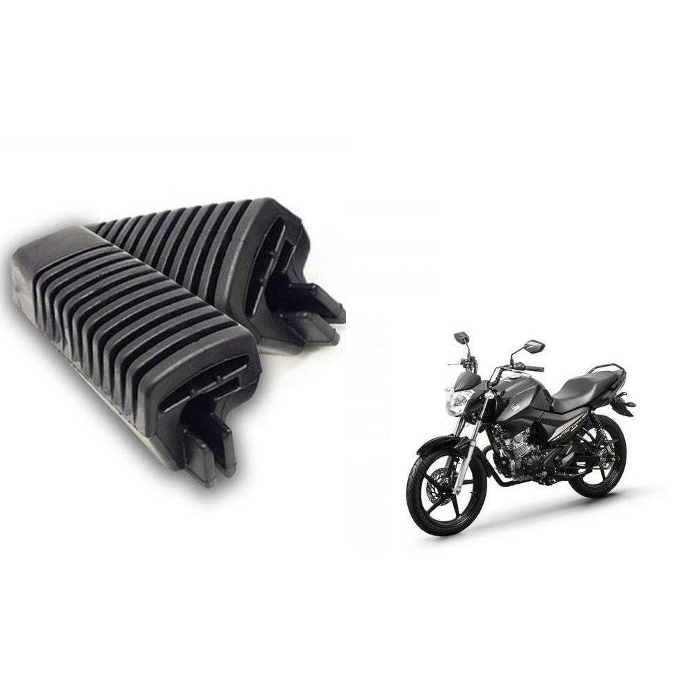 Par Borracha Estribo Yamaha Fazer 150 Factor 150 2014 Ate 2022