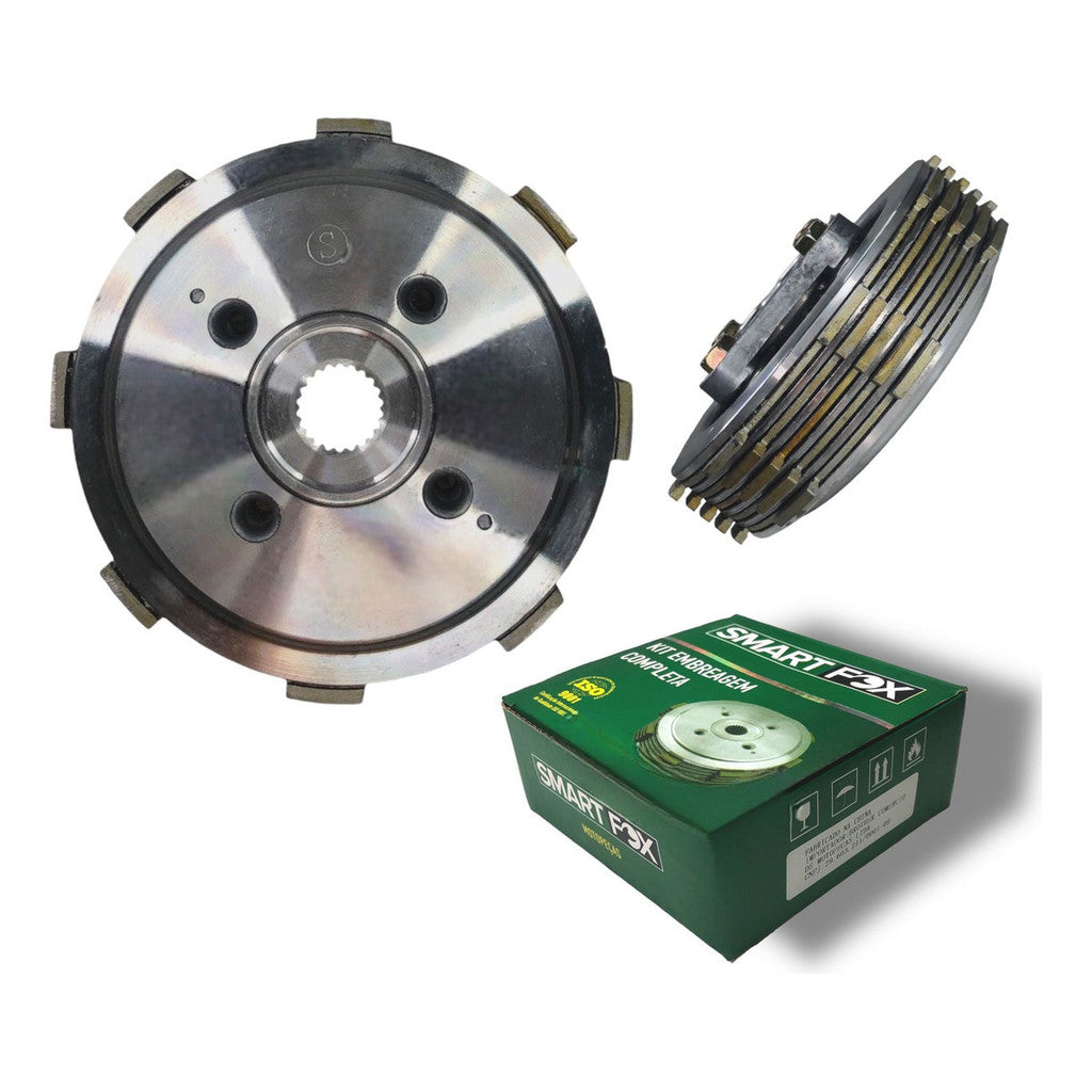 Kit Embreagem Completa SmartFox Honda Titan 150 Fan 125 150 Bros 150 CG NXR