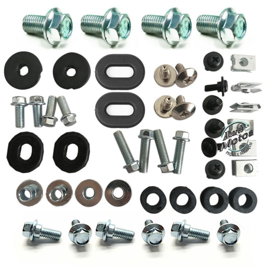 Kit Parafusos Presilhas Coxins Carenagem Completo Titan 125