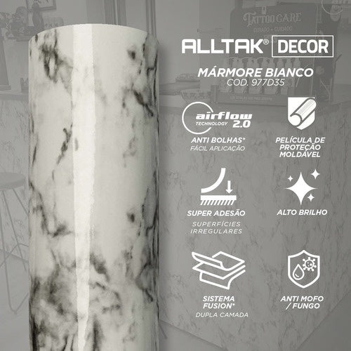 Adesivo Vinil Lavavel Marmore Para Envelopamento Decorativo