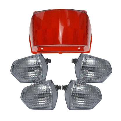 Lente Pisca Seta Honda Pop 110i Kit Com 4 + Lente Lanterna