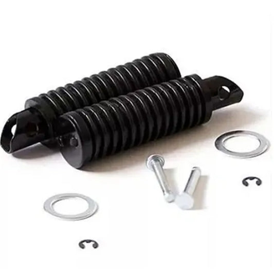 Pedaleira Traseira Par + Borracha Estribo Central Cg Today Titan 125 Par Titan 150 Fan 125 Fan 150