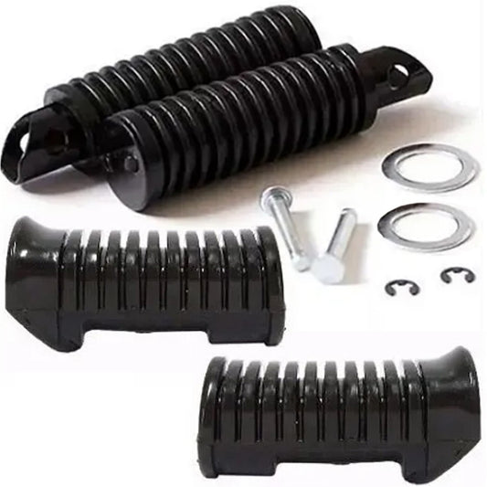 Pedaleira Traseira Par + Borracha Estribo Central Cg Today Titan 125 Par Titan 150 Fan 125 Fan 150