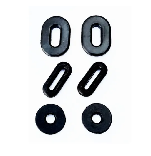 Kit Buchas Borracha Carenagem Honda Titan 160 6 Peças