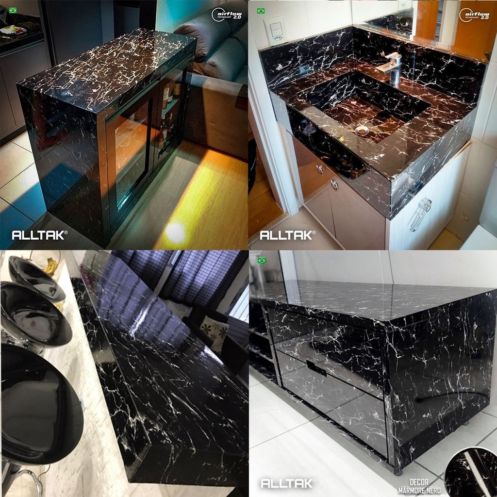 Adesivo Vinil Lavavel Marmore Para Envelopamento Decorativo