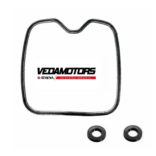 Guarnição Tampa de Válvula  + Retentores Titan 150 Fan 150 2004 Até 2015 Fan 125 2009 Acima