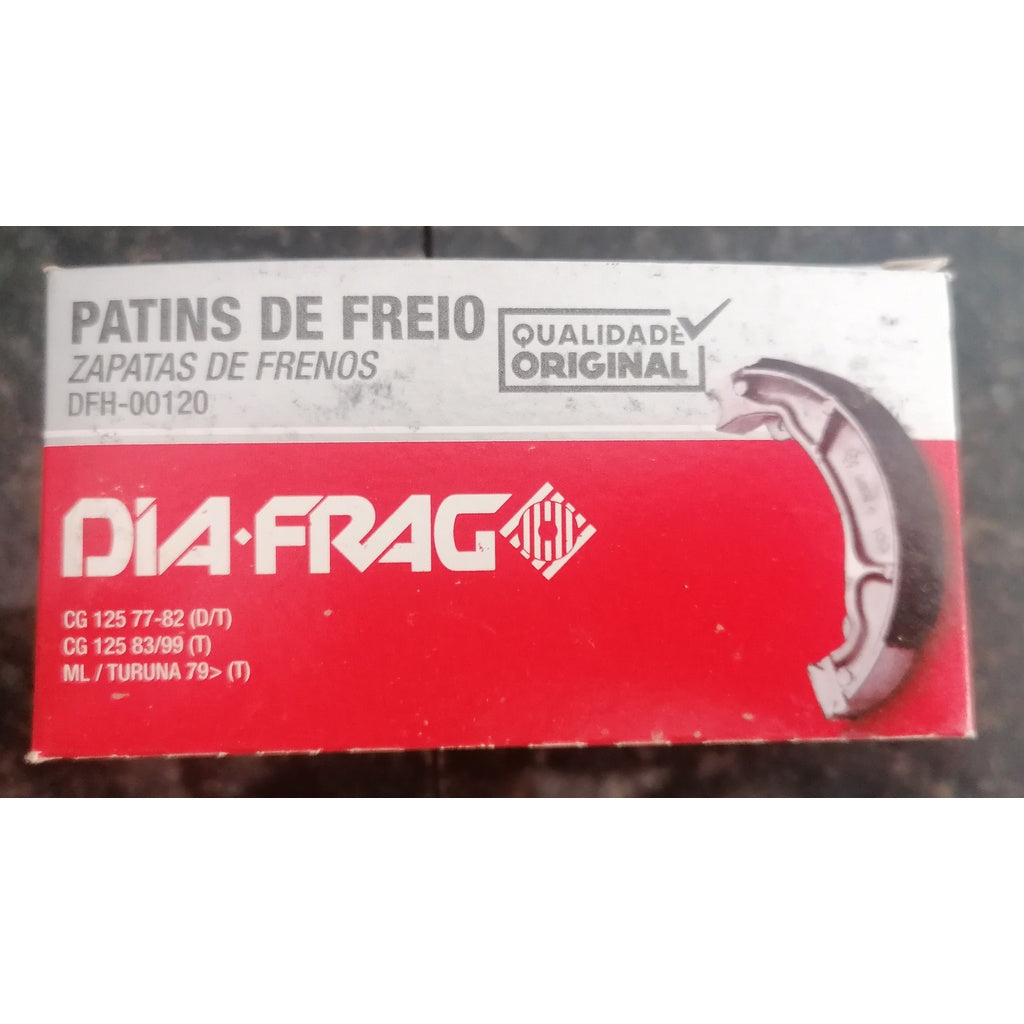 Patins Freio Traseira CG Titan 125 1977 Até 1999