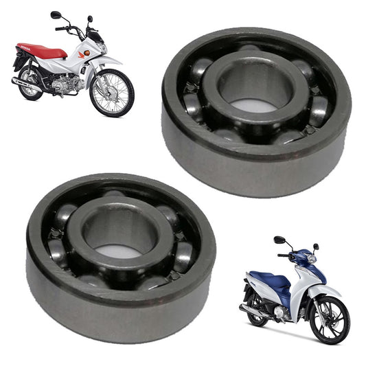 Kit Rolamentos Roda Dianteira Pop 100 Pop 110 Biz 100 110 125 PCX