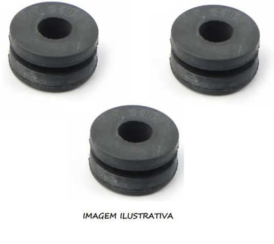 Kit Borracha Fixar Painel Titan 125 Titan 150 Fan 125 Fan150