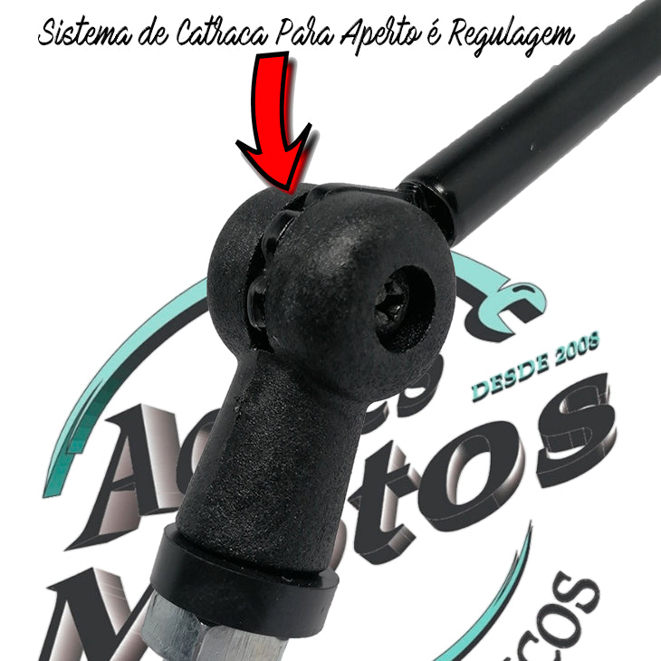 Par Espelho Retrovisor Mini Articulado Dobrável Com Catraca Modelo Titan 160 Fan 160 Start 160 2018