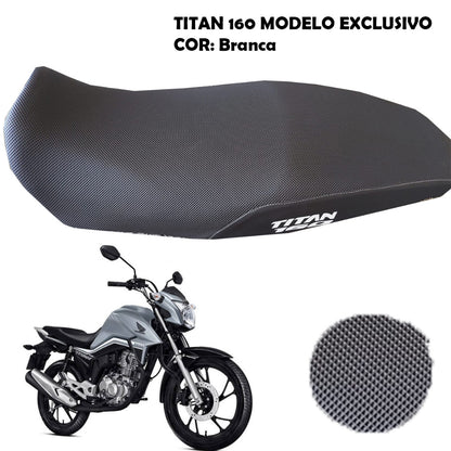Capa Banco Antiderrapante Titan 160 2016 Ate 2024 Modelo Exclusivo
