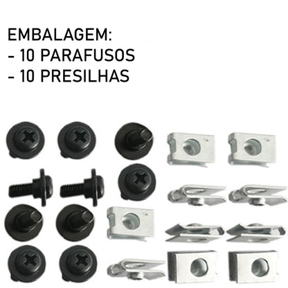 Kit 20 Pçs Presilhas Parafusos Carenagem Honda Titan 125 150 160 Fan 125 150 160 Biz 100 110 125