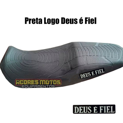 Capa Banco Emborrachada Titan Fan Bros Ybr Fazer Tornado Twister Lander Cb 300 Falcon Todas