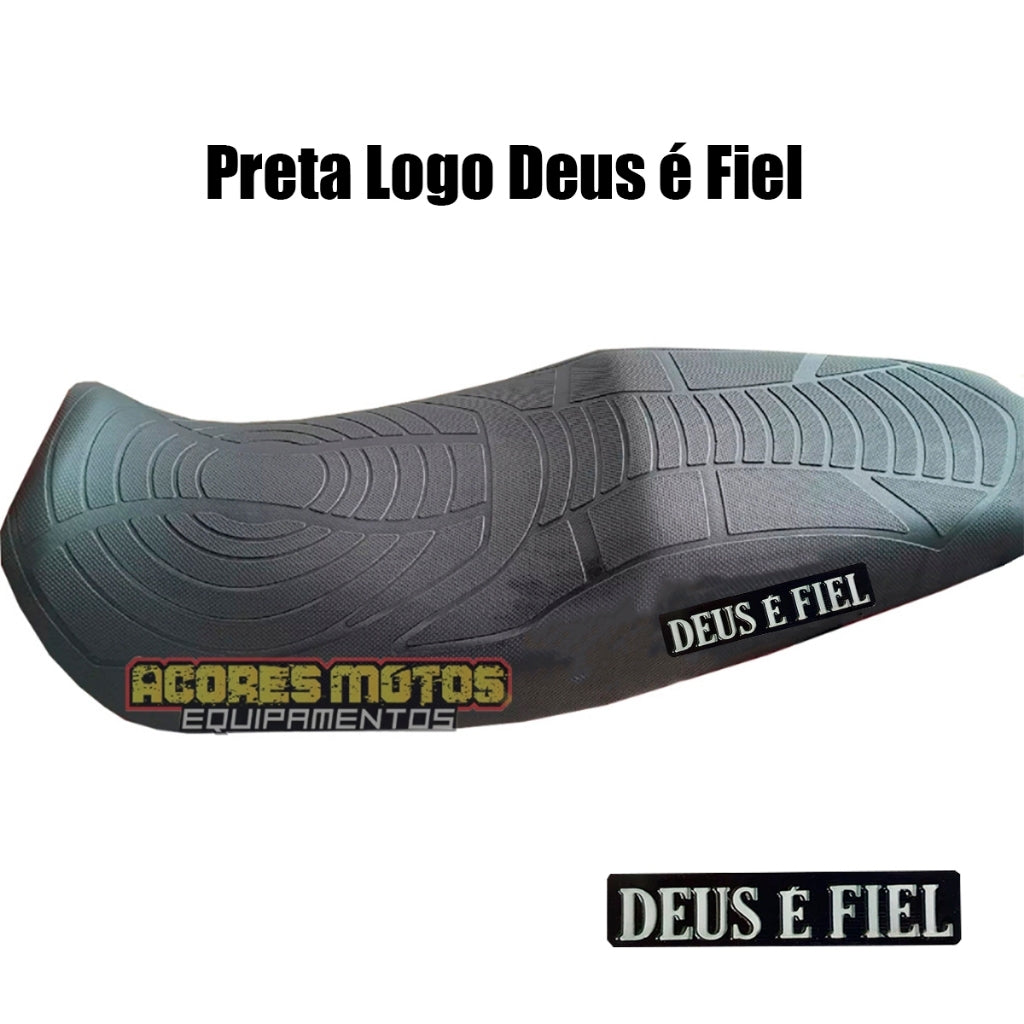 Capa Banco Emborrachada Titan Fan Bros Ybr Fazer Tornado Twister Lander Cb 300 Falcon Todas