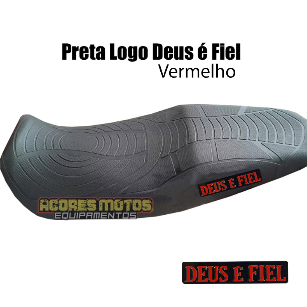 Capa Banco Emborrachada Titan Fan Bros Ybr Fazer Tornado Twister Lander Cb 300 Falcon Todas