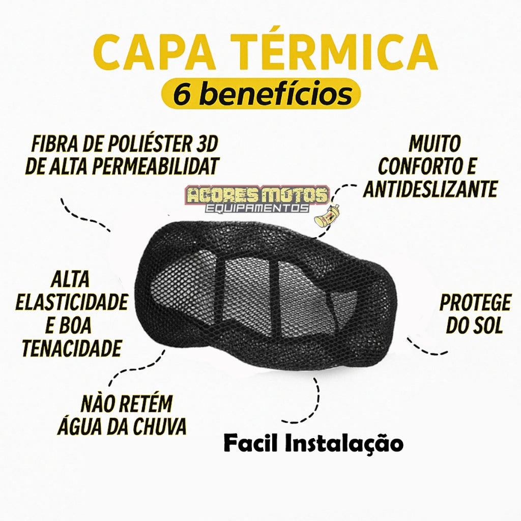 Capa Termica Protetora Banco Titan Fan 125 150 160 Xre 300