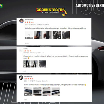 Adesivo Envelopamento Automotivo Fibra de Carbono Preto 3D