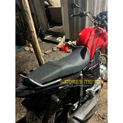 Capa Banco Titan 160 Fan 160 Start 160 Preta Lisa