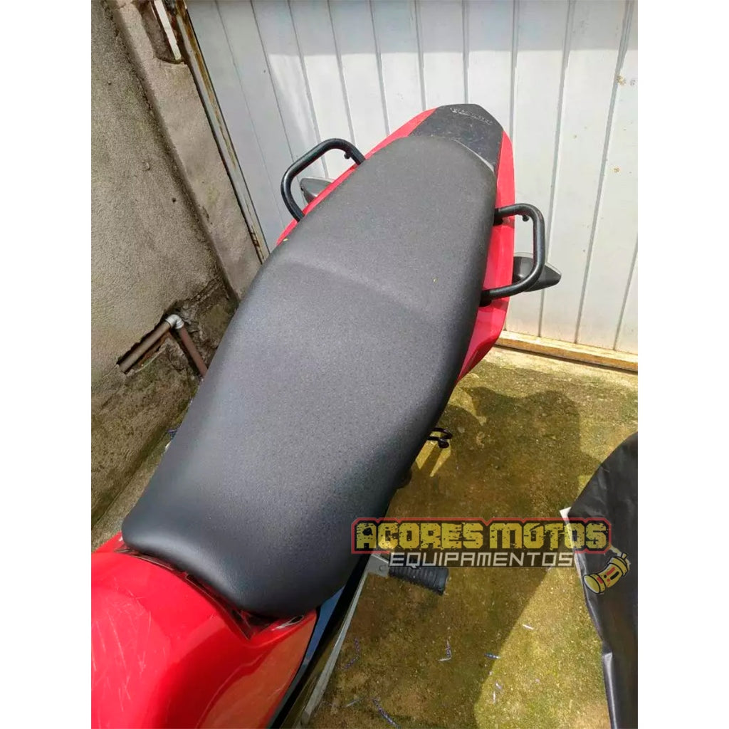 Capa Banco Titan 160 Fan 160 Start 160 Preta Lisa