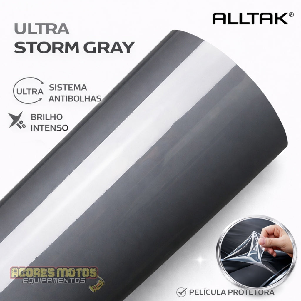 Adesivo Envelopamento Automotivo Alltak Ultra Black Piano - Preto, Branco, Vermelho Malbec, Cinza Grafite