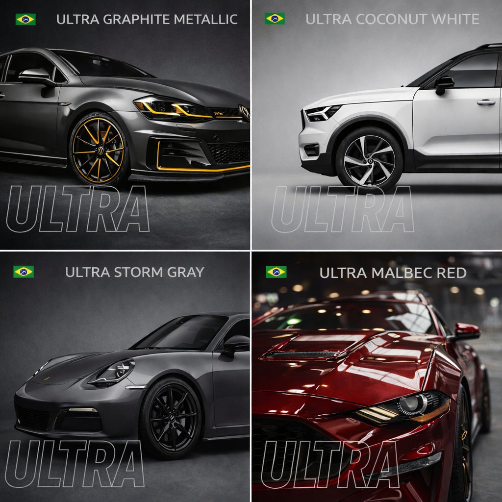 Adesivo Envelopamento Automotivo Alltak Ultra Black Piano - Preto, Branco, Vermelho Malbec, Cinza Grafite