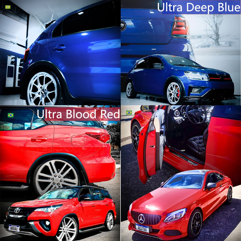 Adesivo Envelopamento Automotivo Alltak Ultra Black Piano - Preto, Branco, Vermelho Malbec, Cinza Grafite