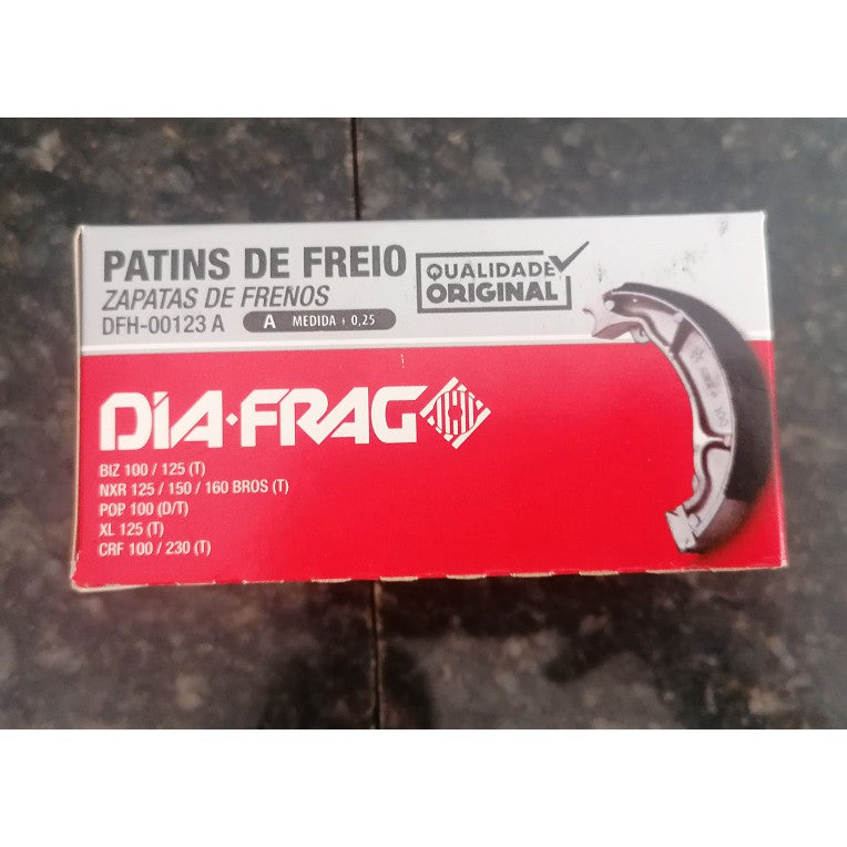 Patins Freio Bros 125-150 Crf 230 Diafrag