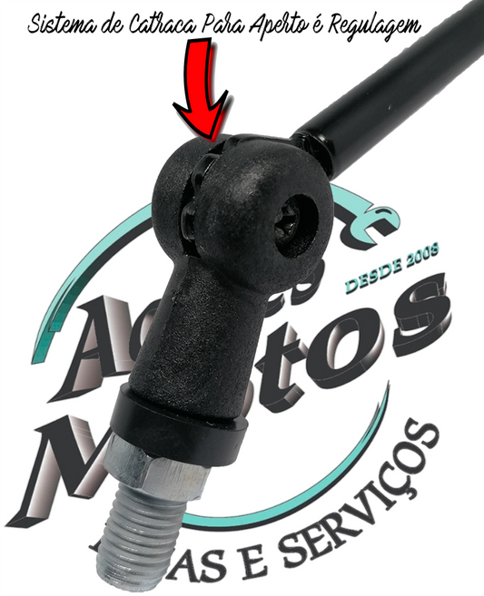 Retrovisor Par Articulado Dobrável Com Catraca Titan Fan Bros 125 150 160 cb 300 twister 250 falcon cb 500