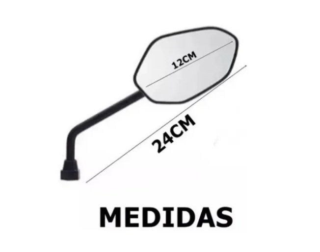 Par Retrovisor Mini Honda Cg Titan 160 Fan 160 Start 160