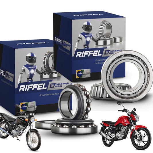 Caixa De Direção Titan 125 Titan 150 Titan 160 Fan 125 Fan 150 Fan 160 Start 160 Riffel