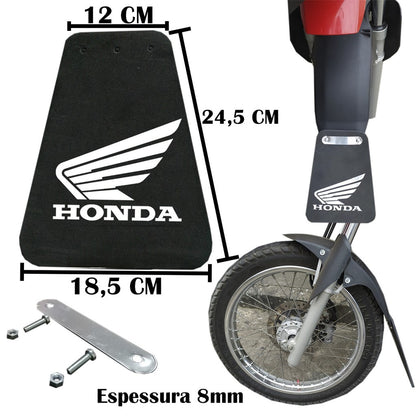 Lameiro Paralama Moto Grande 10 Pacotes Logo Honda Titan Fan Bros 125 150 160 Start 160 Pop 100 Biz 125