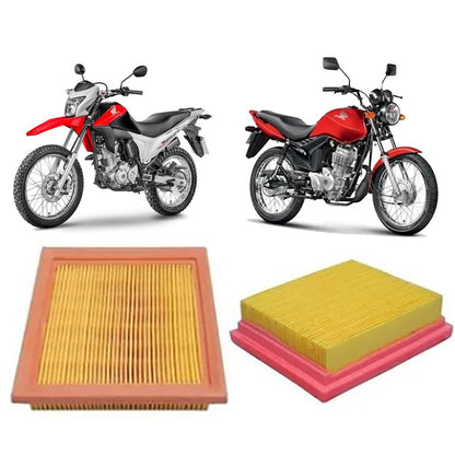 Filtro Ar Titan 150 2009 Até 2013 Fan 125 09 Á 13 Bros 125 150 160 / Xre 190 / Pop 110