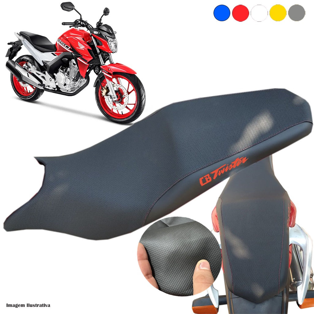 Capa Banco Antiderrapante Cb Twister 250 2016 Acima Modelo Exclusivo