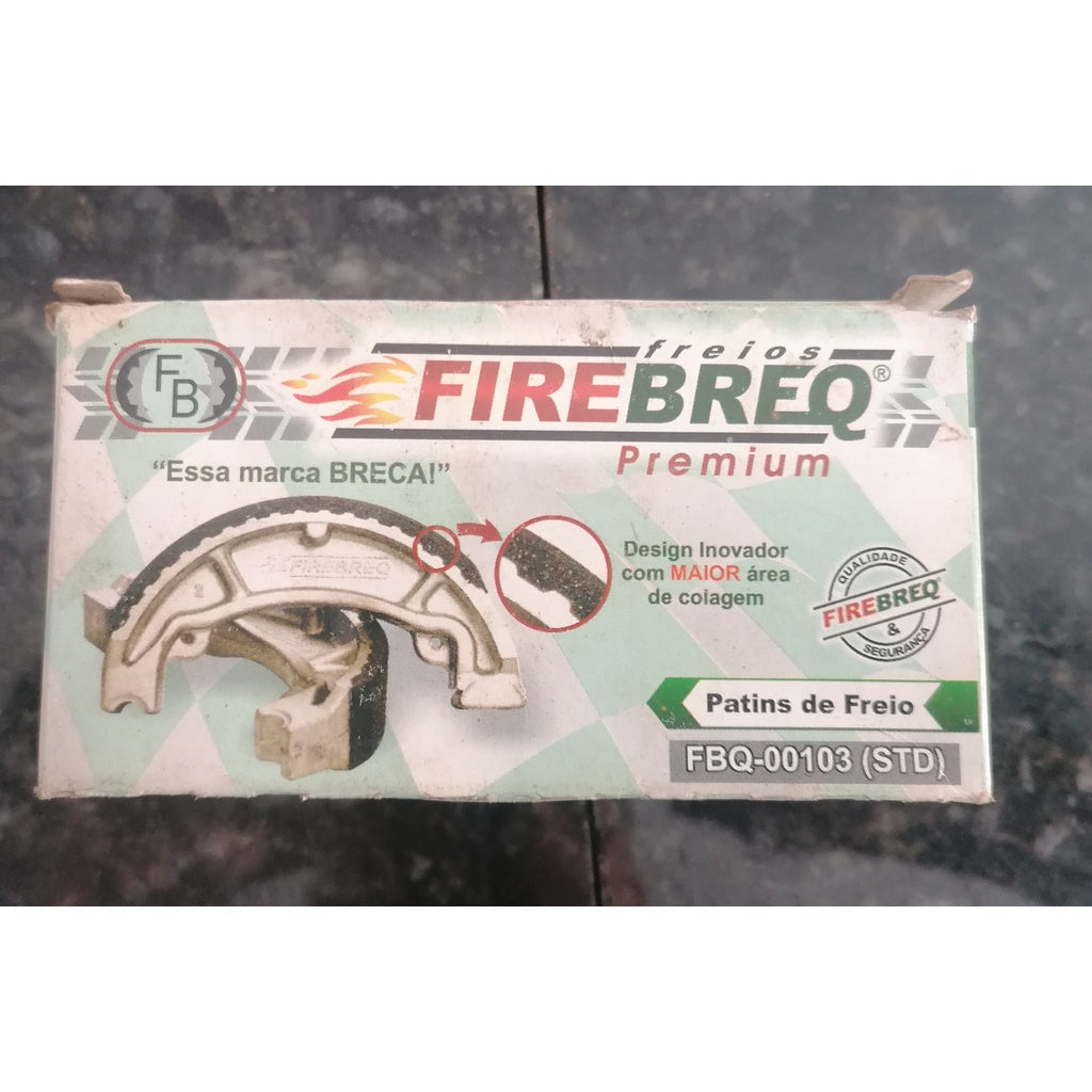 Patins Freio Traseira CG Titan 125 1977 Até 1999