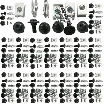 Kit C/ 200 Pçs Presilhas Trava Carenagem Motos Honda