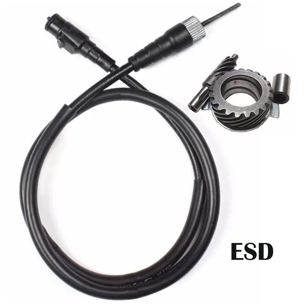 Cabo Velocimetro + Engrenagem Velocimetro Titan 150 Fan 150 2004 Até 2013 KS ES ESD