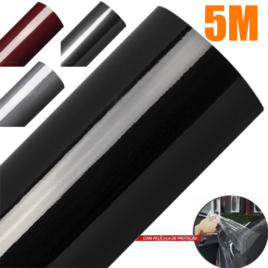 Adesivo Envelopamento Automotivo Ultra Black Piano Malbec Coconut White 5 Metros