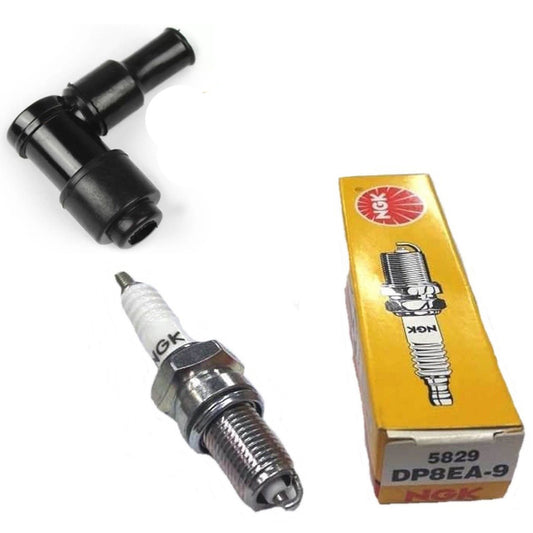 Vela Ignição + Cachimbo Titan 125 1977 Até 2008 Fan 125 Cg Ml Today Titan 125 Nxr Cbx Xr Xlx NGK Dp7ea9