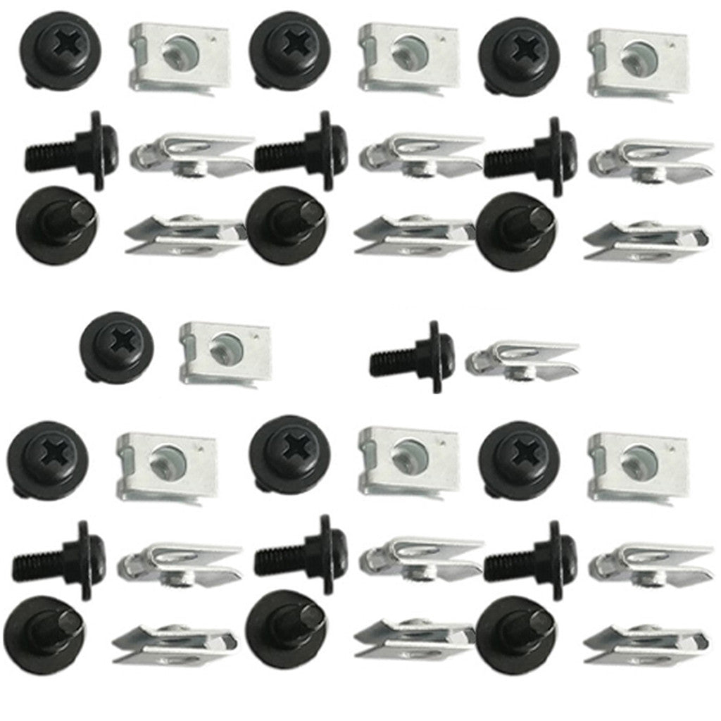 Kit 40 Pçs Presilhas Parafusos Carenagem Honda Titan 125 150 160 Fan 125 150 160 Biz 100 110 125