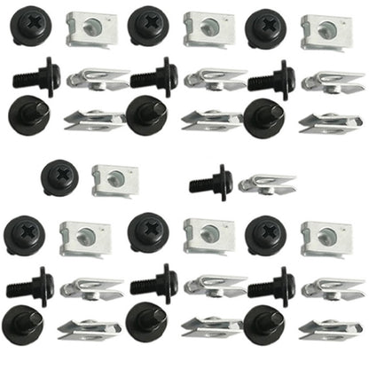 Kit 40 Pçs Presilhas Parafusos Carenagem Honda Titan 125 150 160 Fan 125 150 160 Biz 100 110 125