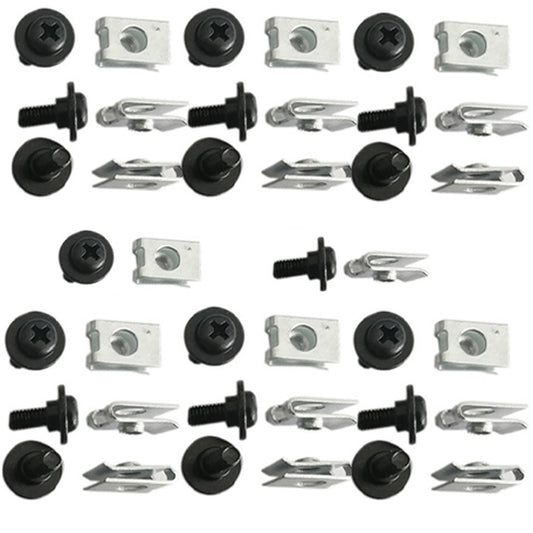 Kit 40 Pçs Presilhas Parafusos Carenagem Honda Titan 125 150 160 Fan 125 150 160 Biz 100 110 125