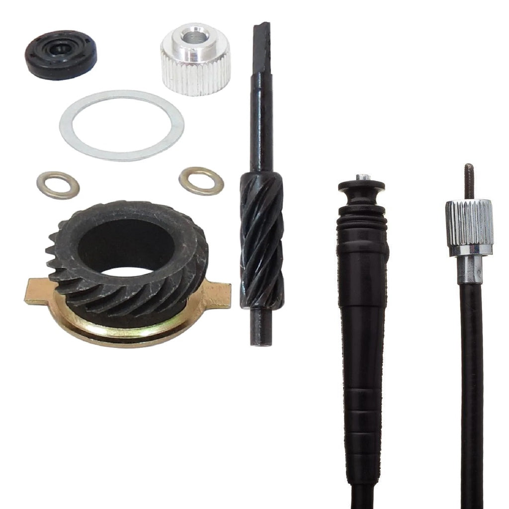 Cabo + Engrenagem Velocimetro Titan 125 Fan 125 2000 Até 2013